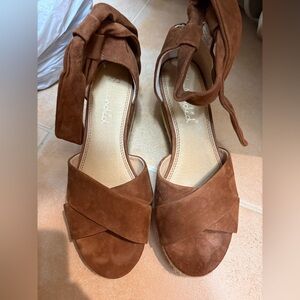 Splendid Tan Suede Women's Sandals
